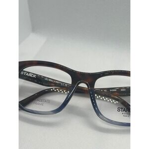 Starck Biotech Paris Eyeglasses SH3090‎ Tortoise Blue Acetate Frames